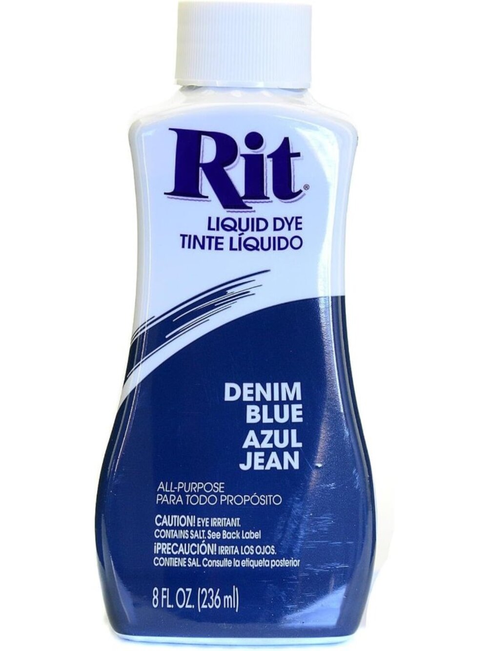 Denim Blue Liquid Fabric Dye 8 oz - Pack of 6 for Vibrant Color & Easy Use